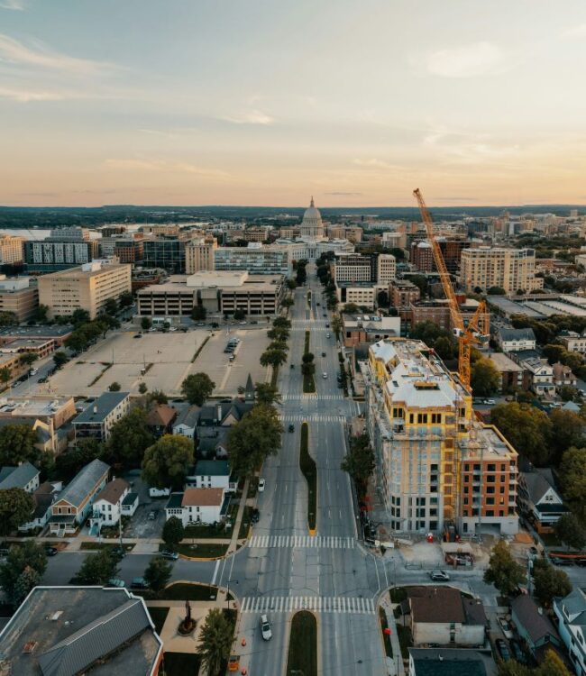 Madison Wisconsin City View