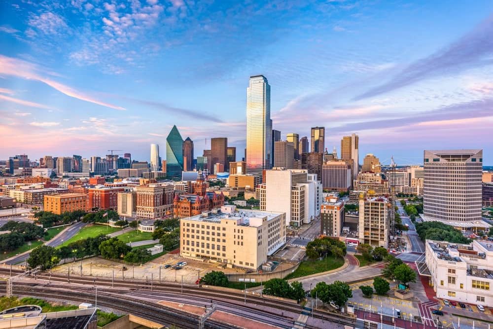 Dallas Skyline View