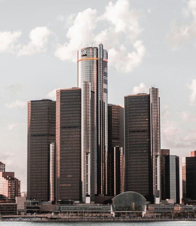 Detroit MI Skyline