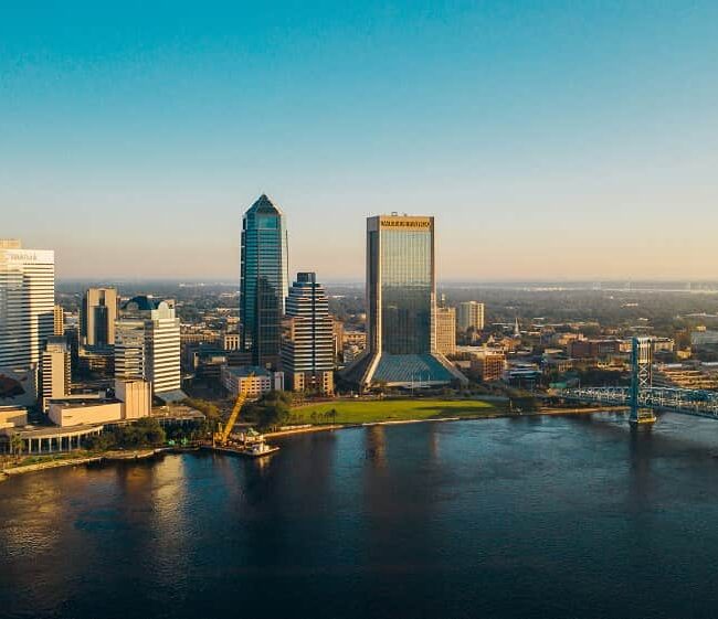 Jacksonville Florida Downtown Skyline