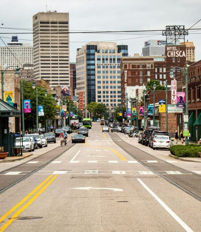 Memphis TN street view