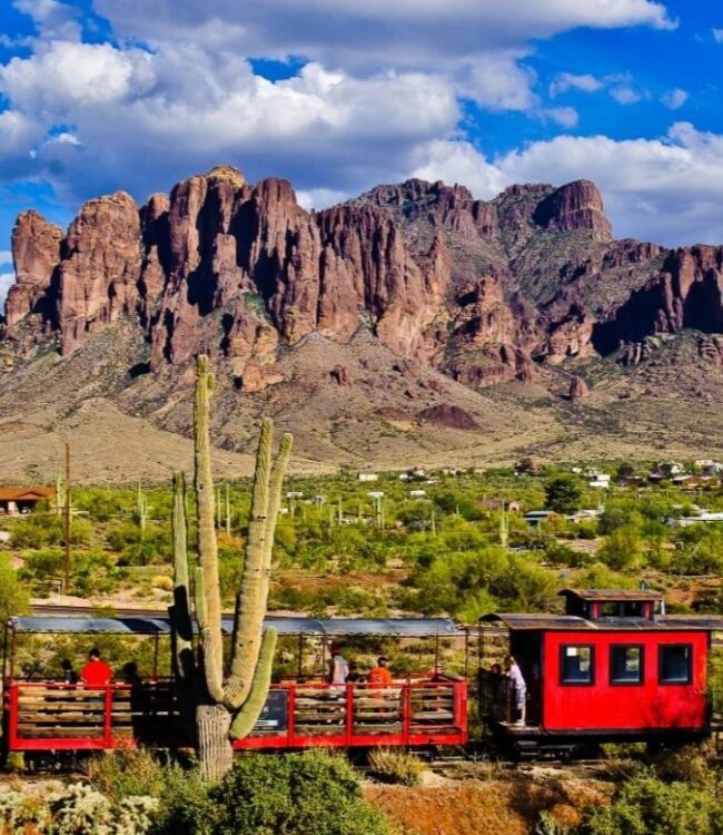 Mesa AZ Train View