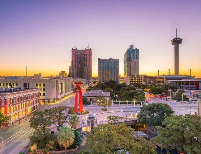 Evening Downtown San Antonio