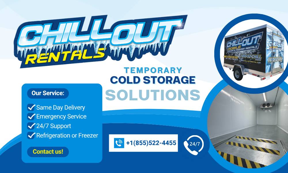 Chill Out Rentals Website Blog Content Temporary Cold Storage Requirement