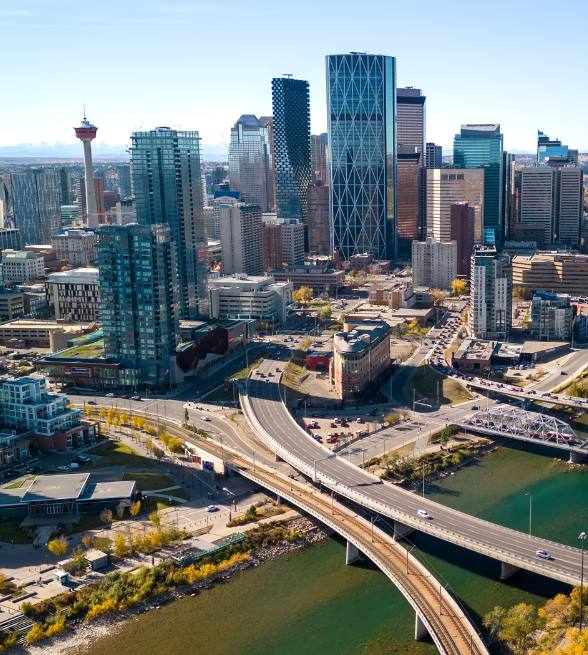 Calgary Downtown View - Chill Out Rentals Service Location