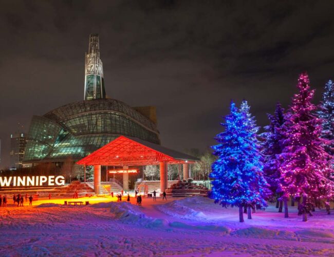 Winnipeg Winter Night Life - Chill Out Rentals Winnipeg Winter Night Life - Chill Out Rentals