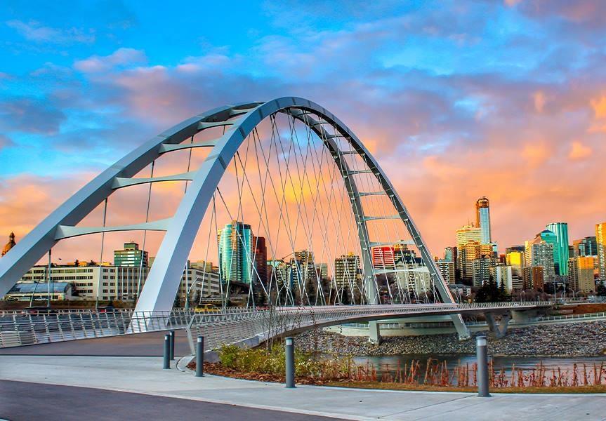 Edmonton Evening City View