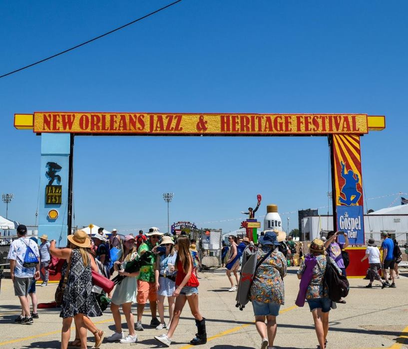 New Orleans Jazz & Heritage Festival Enterance